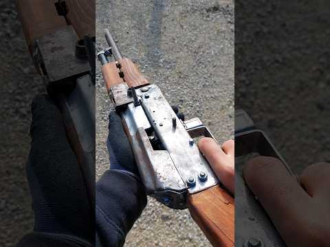 Self Made AK-47 1947 Model From Scrap Metal (Not Working..)