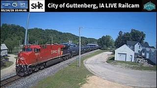 City of Guttenberg, IA Live Railcam - Guttenberg, IA #steelhighway