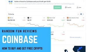 Coinbase, How to Buy and Get Free Crypto!