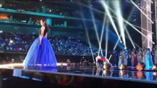 Pia Wurtzbach's final walk as a Miss Universe rehearsal #MissUniverse