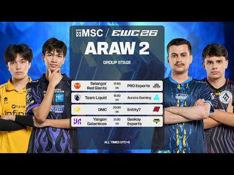 [LIVE] | MSC SA EWC Group Stage Araw 2 | (PH)