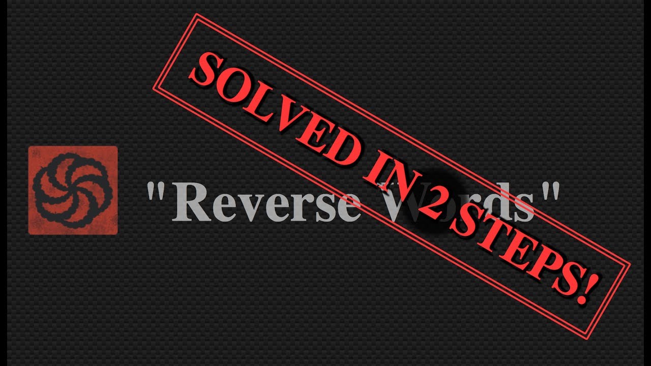 codewars javascript - Reverse Words - SOLVED IN 2 EASY STEPS!