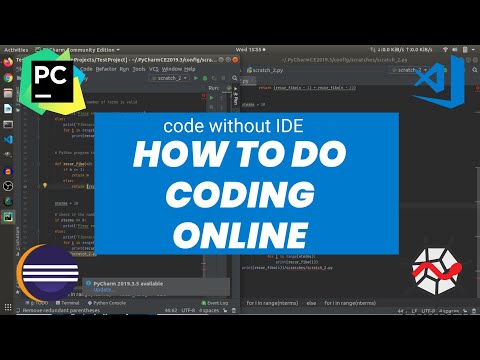 How To Do Coding Without Ide Python Repl It Pythonide Pycharm Vscode Sublime