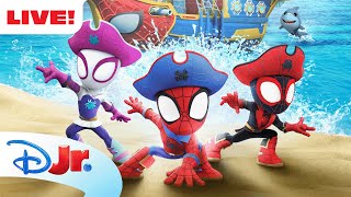 Download lagu 🔴 LIVE! 24 HOURS Marvel's Spidey and His Amazing Friends w/ NEW Pirate Adventures!⚓️ | @disneyjr mp3