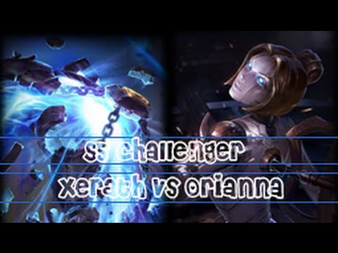 Bjergsen as Xerath vs Orianna Mid S5 Preseason Ranked Challenger Highlights #1