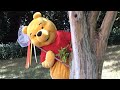 Winnie The Pooh Looks For Butterflies To Catch Epcot New Distanced Disney Character Experience