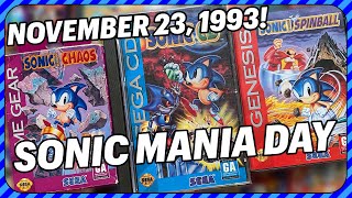 Sonic Mania Day: November 23, 1993 - Sonic CD, Sonic Spinball & Sonic Chaos Released On One Day!