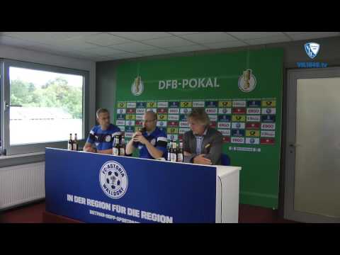 Die Pressekonferenz nach der Partie FC-Astoria Walldorf - VfL Bochum 1848