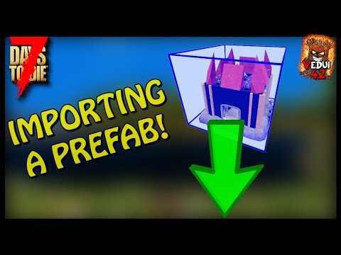 PRO Tip! IMPORTING a Prefab in your World Save (Alpha 21)