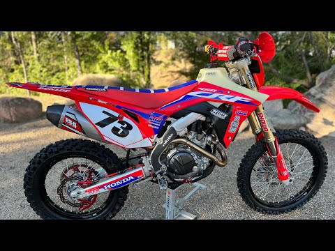 Modified 2022 Honda CRF450X. #crf450x