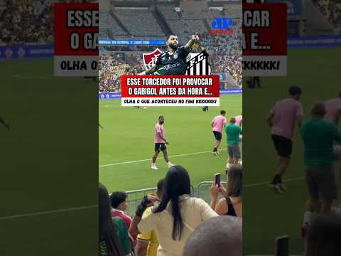 O GABIGOL FOI PROVOCADO POR UM TORCEDOR DO FLUMINENSE E… DEVOLVEU DO MELHOR JEITO POSSÍVEL! KKKKK!