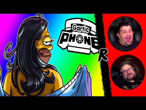 Gartic Phone - Come For Cursed Homers, Stay For Diddy Drawings! - @VanossGaming | RENEGADES REACT