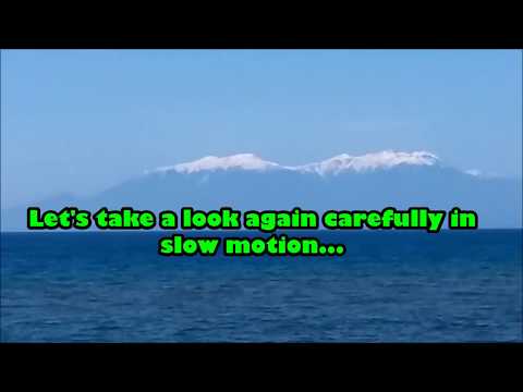 UFO sighting in Halkidiki overlooking Mount Olympus!