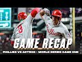 Phillies COME BACK & WIN On the Road Against Astros in Game One of World Series | CBS Sports HQ