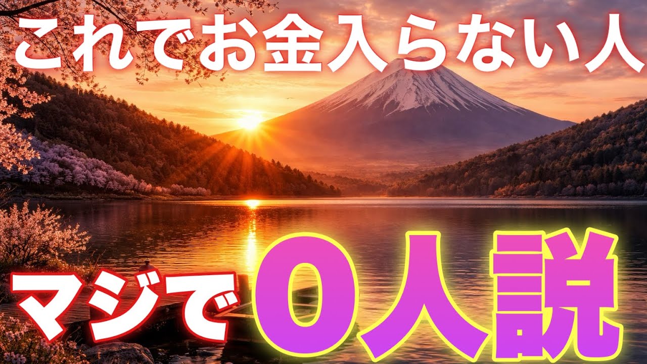 【本物です】勝手にお金が入る恐怖の動画/臨時収入の報告が続出/奇跡の金運波動