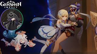 The Traveler Meets Hooded Mystery Fatui | Cutscene | Genshin Impact 6.6