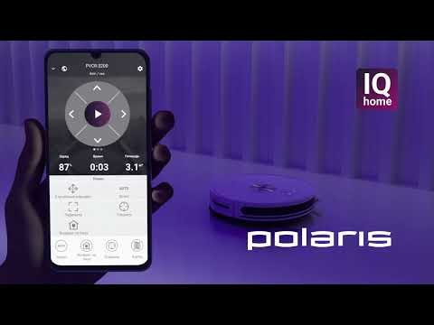 Умный робот-пылесос Polaris PVCR 3200 IQ Home Aqua