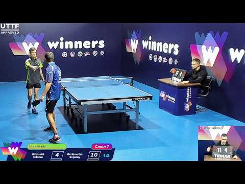 Galynskii Nikolai - Gudimenko Evgeniy. WINners. CUP Table Tennis 7 09.01.2021 09:45