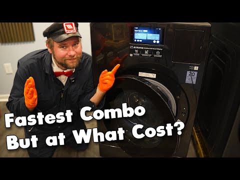 The FASTEST WASHER DRYER EVER!? But whats the catch? Bespoke AI Laundry Vented Combo Review