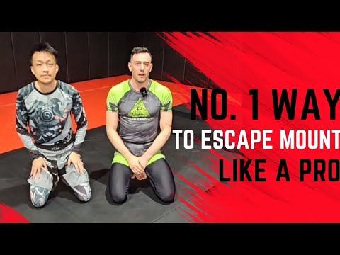 No. 1 Technique for White Belts to Escape Mount in BJJ