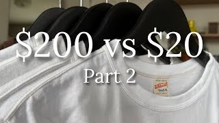 $200 vs $20, The Best & My Most Worn T-Shirts Part 2 | Whitesville, Merz B, Buck