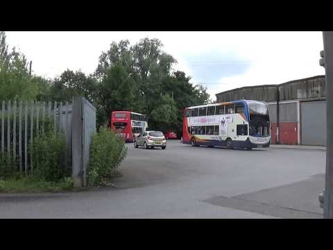 #Tameside Stagecoach Ashton Bus Depot Stalybridge England UK Transport & Travel