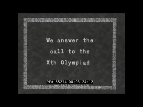 1932 HOME MOVIE  DANA POINT & SAN PEDRO, CALIFORNIA  LOS ANGELES OLYMPICS GAMES  BONUS ARMY  55274