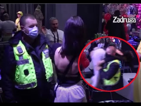 MOMENTALNA DISKVALIFIKACIJA: OBEZBEĐENJE POSTAVILO ŽIVI ZID...Izvedena iz Zadruge! JEZIVE SCENE