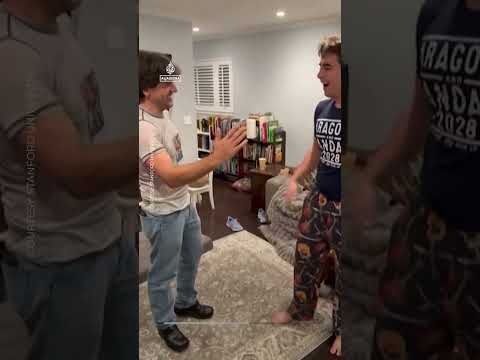 US scientist’s children erupt in joy after hearing he won Nobel | AJ #shorts