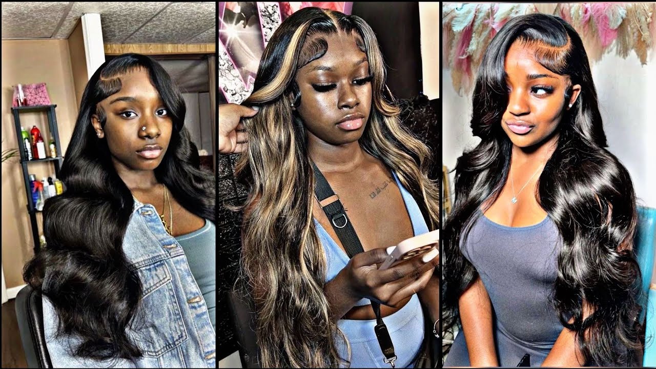 Wig install inspo compilation #viral #wigs