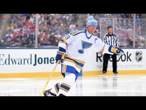 St. Louis Blues vs Chicago  Blackhawks Winter Classic Alumni Game Highlights