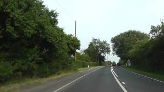 preview picture of video 'Driving On The B4084 Between Worcester & Pershore, Worcestershire, England 12th July 2013'