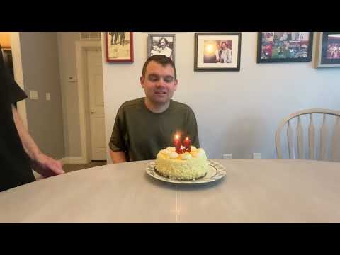 Bobby’s belated 25th birthday at Nana’s