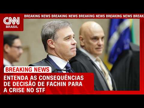 Como decisão de Fachin sobre Mendonça repercute na crise do STF  | BASTIDORES CNN
