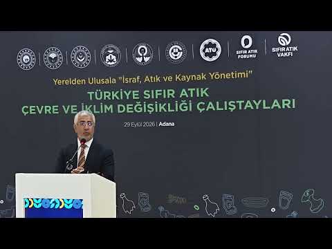 Çukurova Üniversitesi Rektör Yard. Prof. Dr. Hüseyin AKILLI, Adana Sıfır Atık Çalıştayında Konuştu.