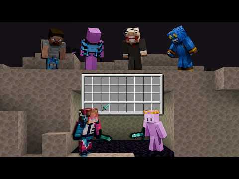 Minecraft 2 Speedrunners Vs. 4 Hunters Shared Inventory