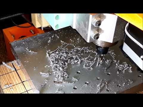 CNC MILLING MACHINE BUILD PART 57 - NEW FIXTURE PLATE MADE FROM ALUMINUM 5083