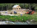 Tying It All Together Building Off Grid Cabin In Woods