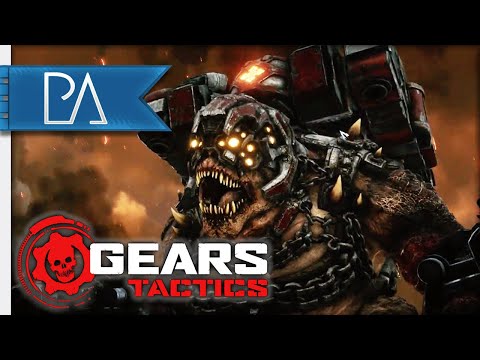 EPIC BATTLE AGAINST A BRUMAK - Gears Tactics - Act 1 Chapter 6: Into The Fire