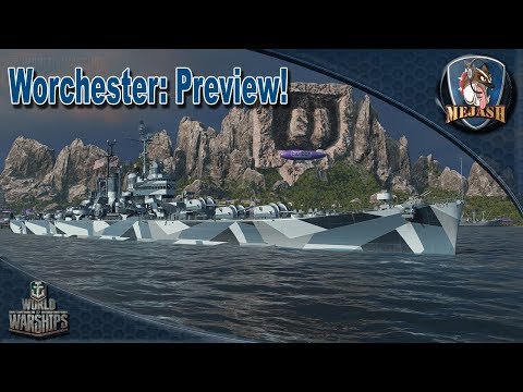Worchester: T10 USN Light Cruiser, WIP Preview