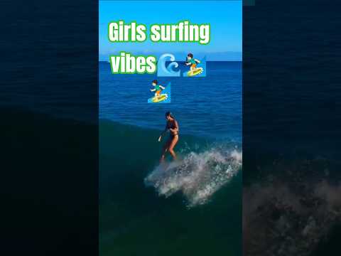 Surfer Girl on Board – Green Screen Background 4K