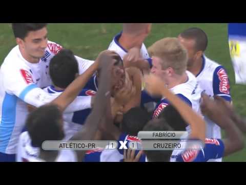 Gols - Brasileirão: Atlético - PR 2 x 2 Cruzeiro