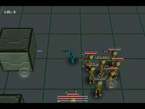 iPhone Unity3D Twin Stick Shooter Dev Test