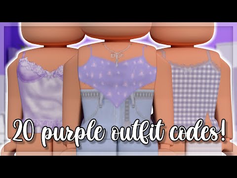 20 purple Roblox outfit codes! 🔮