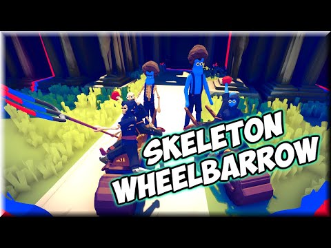 Apple? Nope! - Skeleton Wheelbarrow vs Every Unit(2/2) - TABS MODS GAMEPLAY
