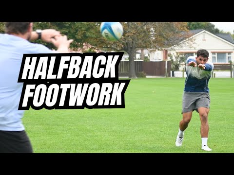 Halfback Noah Hotham, Back Foot Passing Drill @rugbybricks Sprinter Foot thumbnail
