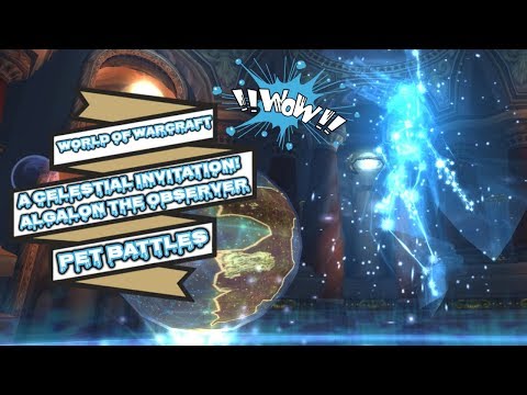 A CELESTIAL INVITATION! | ALGALON THE OBSERVER | PET BATTLES | WORLD OF WARCRAFT 🎮🎮🎮