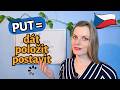 How To Say Put In Czech 🫳 6 Different Verbs Explained