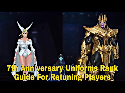 7th Anniversary Top 15 Uniforms Rank For Returning Players - Marvel Future Fight