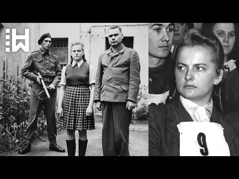Execution of Irma Grese - " Hyena of Auschwitz " - "Beautiful Beast" - Bergen Belsen Trial
